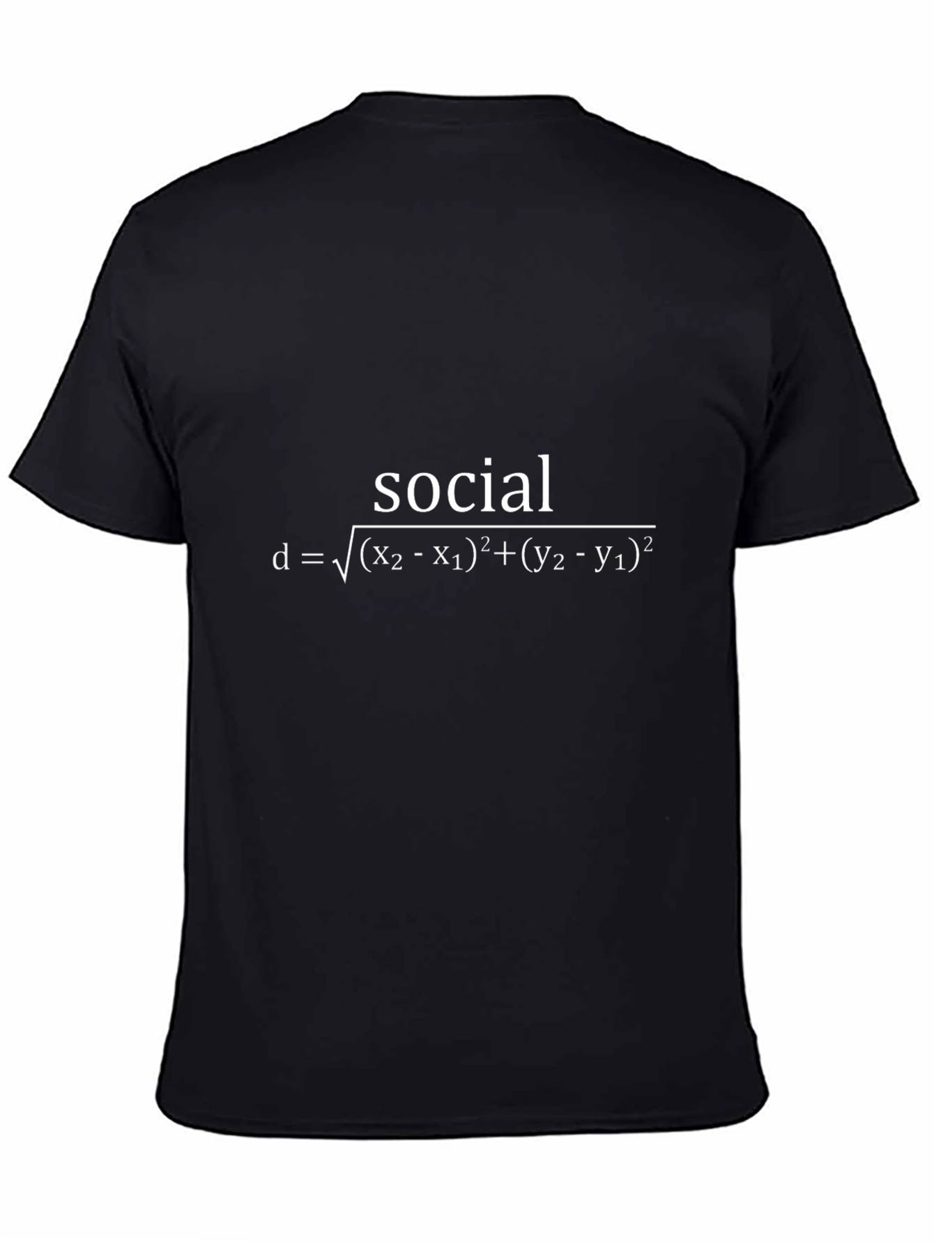 Social Distance Formula T-Shirt - Funny Math Tee