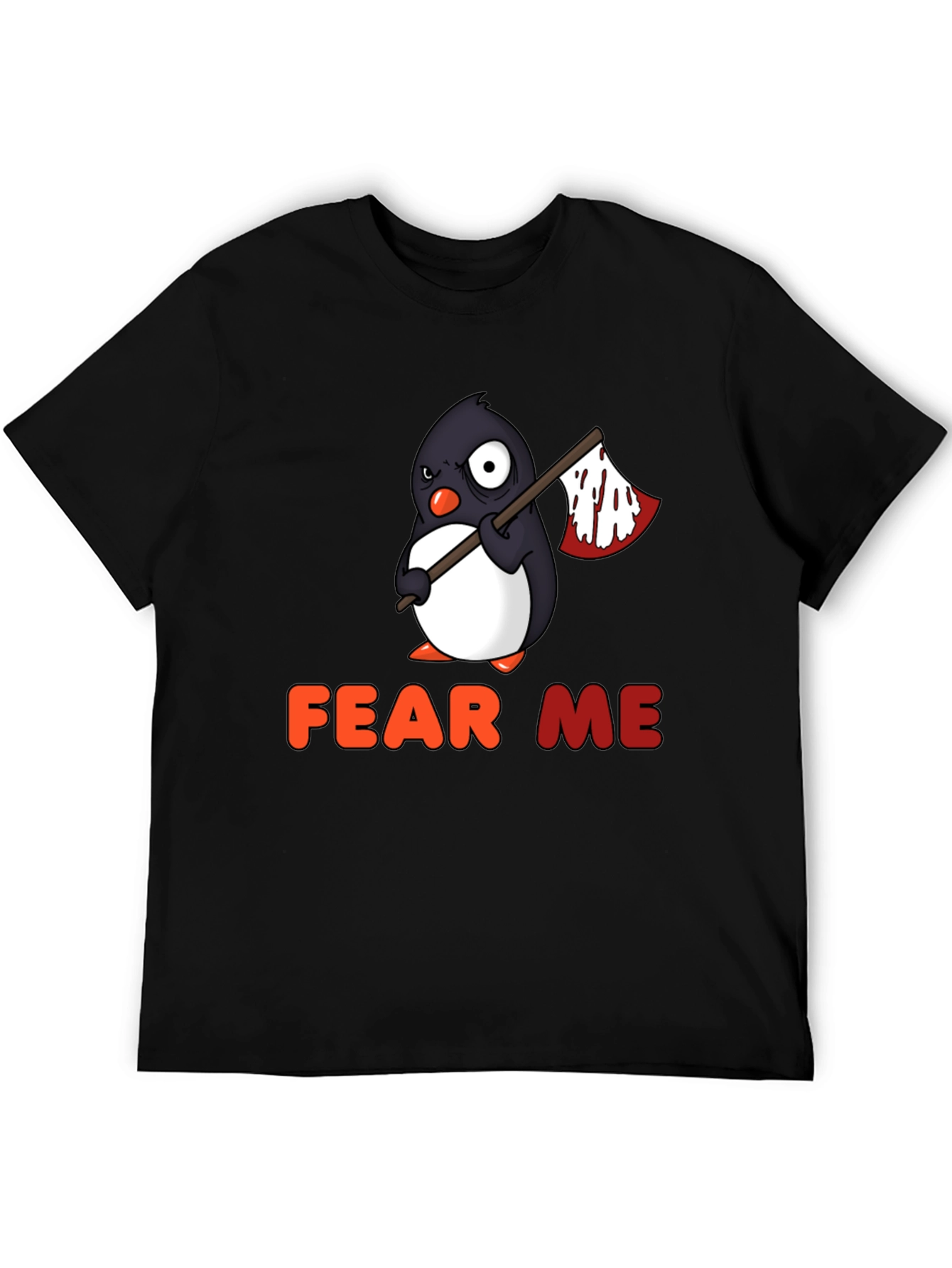 Fear Me Penguin Graphic T-Shirt