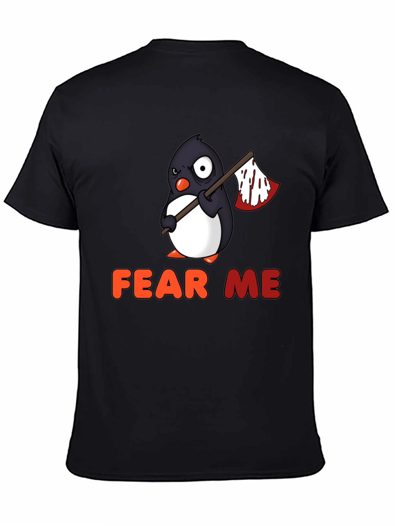 Fear Me Penguin Graphic T-Shirt