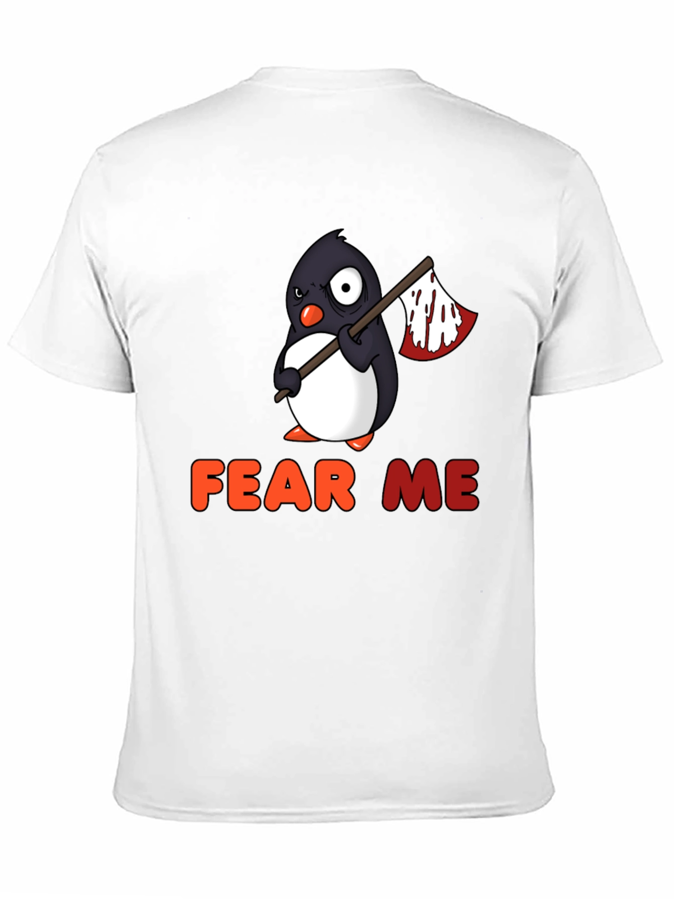 Fear Me Penguin Graphic T-Shirt