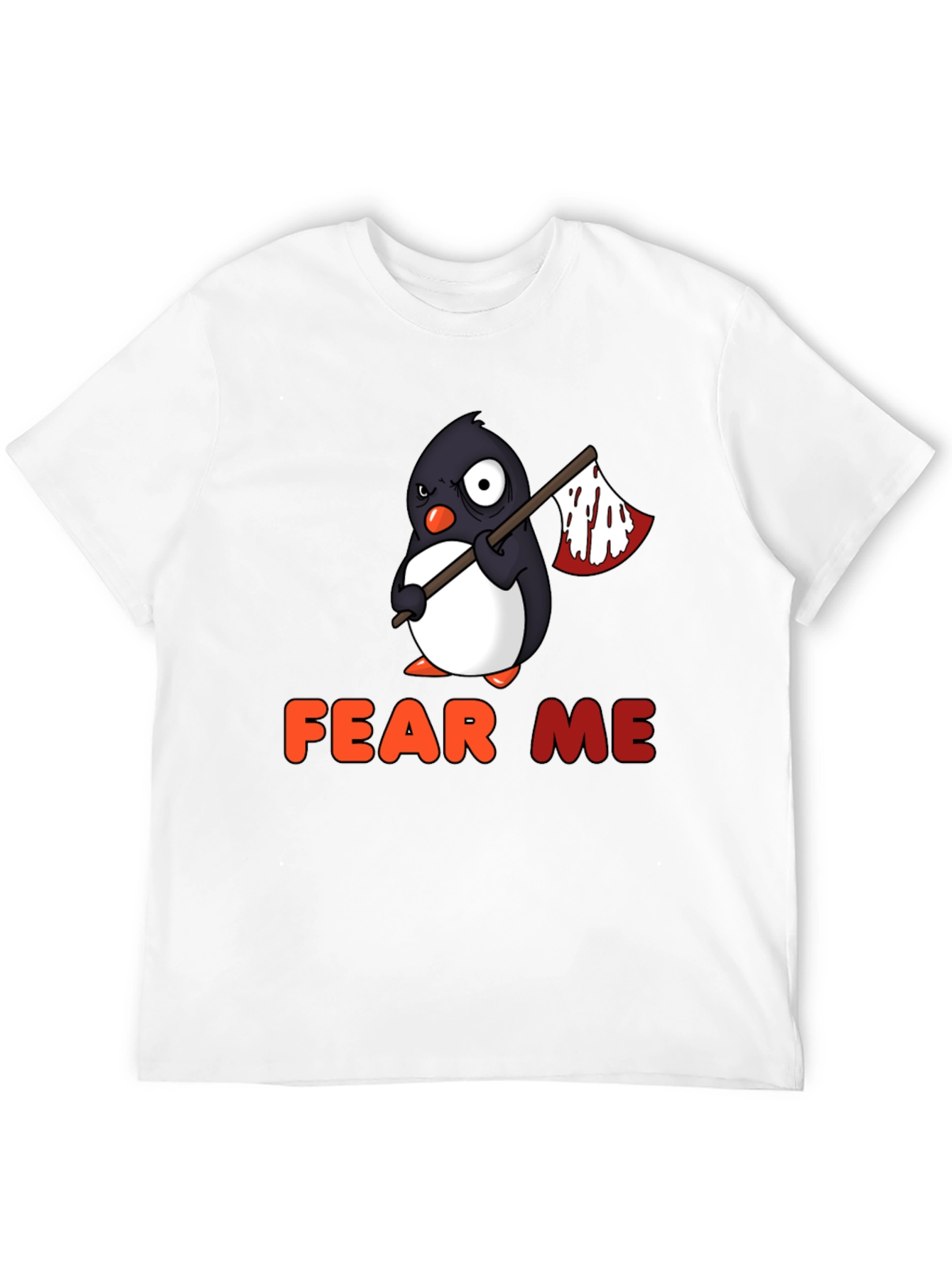 Fear Me Penguin Graphic T-Shirt