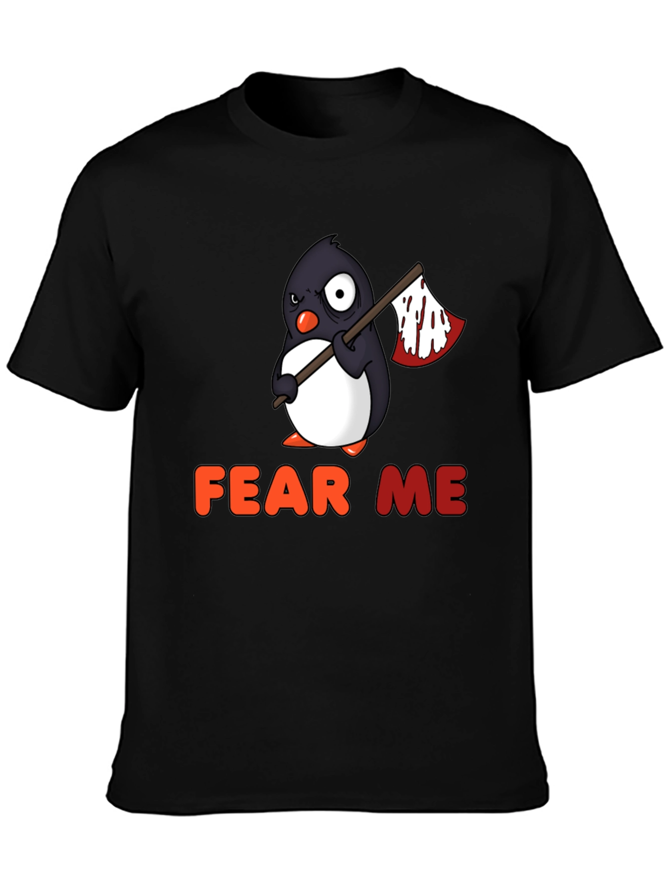 Fear Me Penguin Graphic T-Shirt