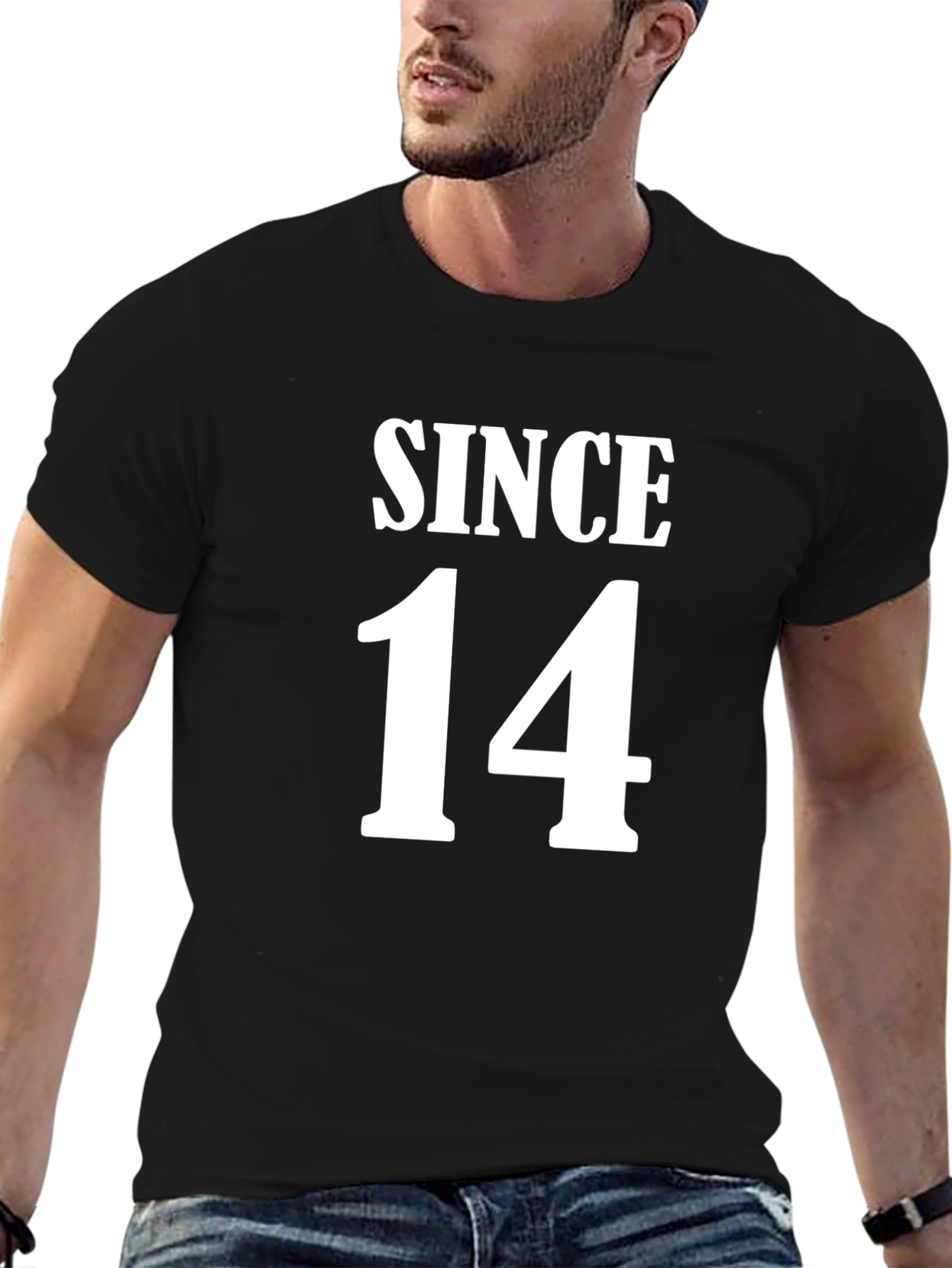 Since 14 T-Shirt - Black Cotton Tee