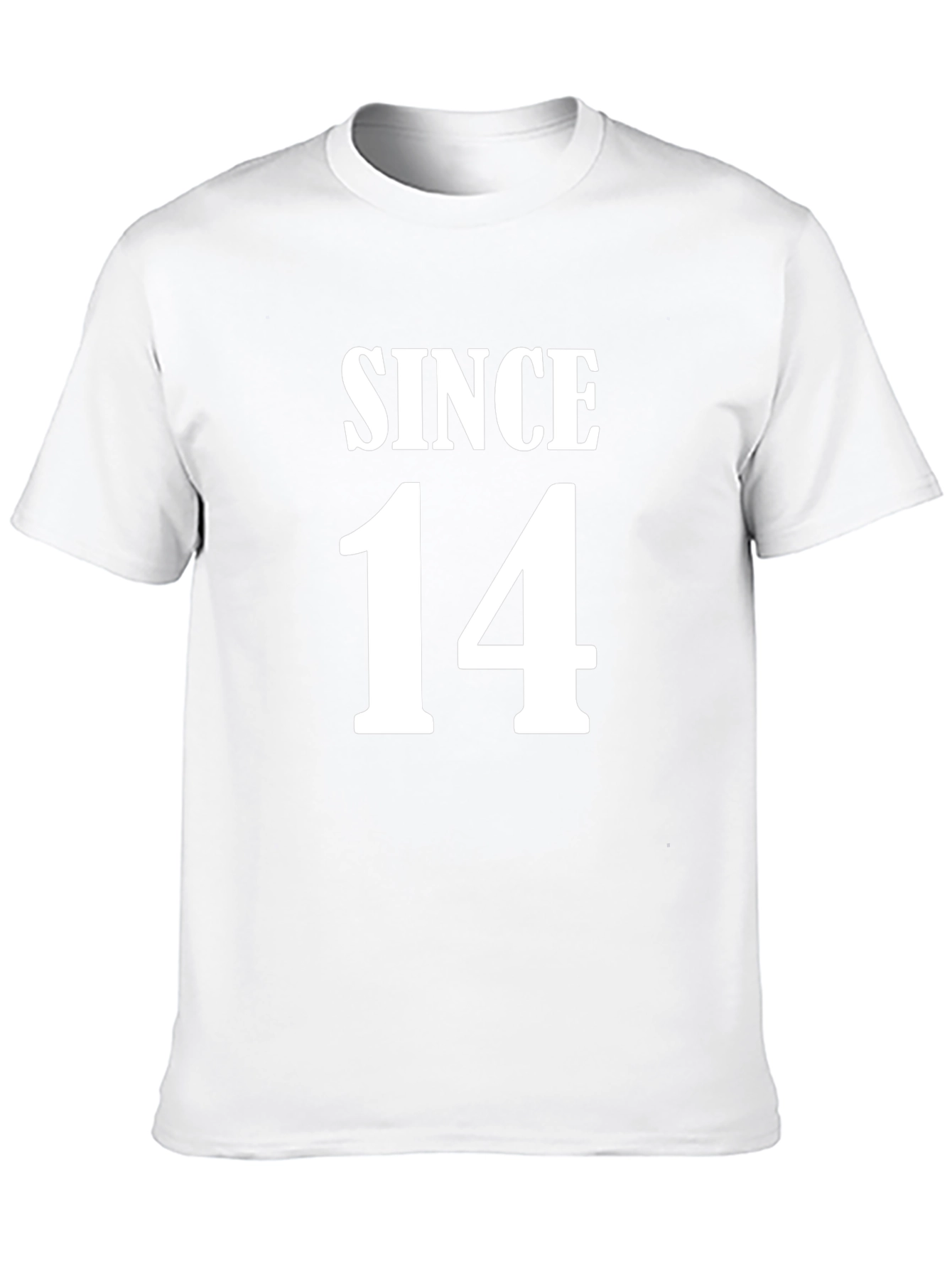 Since 14 T-Shirt - Black Cotton Tee