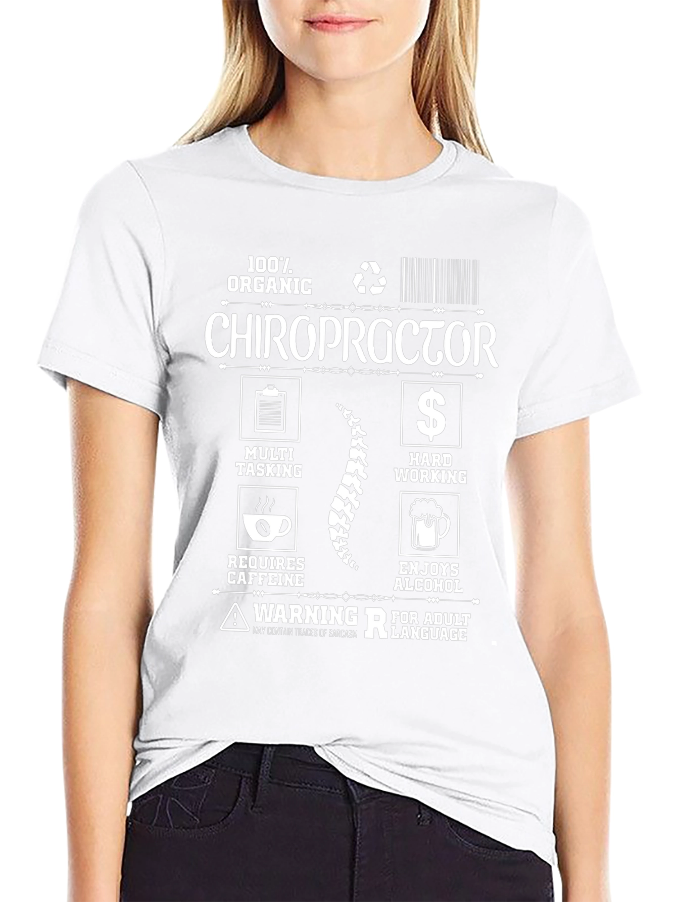 Chiropractor Organic Graphic T-Shirt
