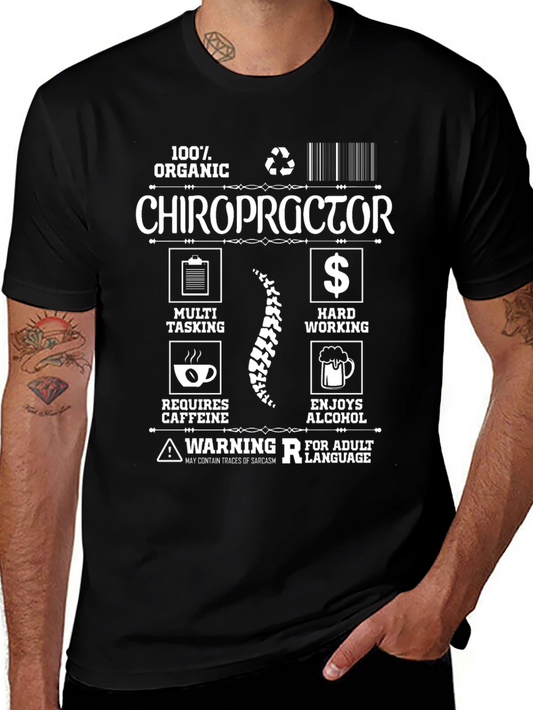 Chiropractor Organic Graphic T-Shirt