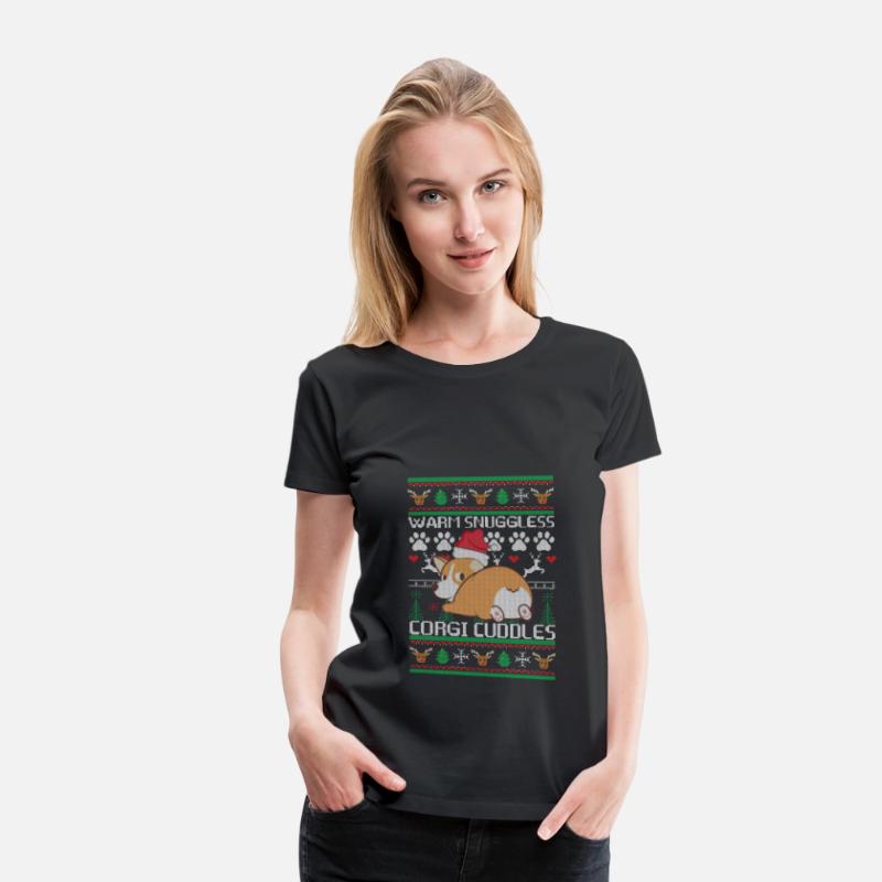 Warm Snuggles Corgi Cuddles Funny Christmas