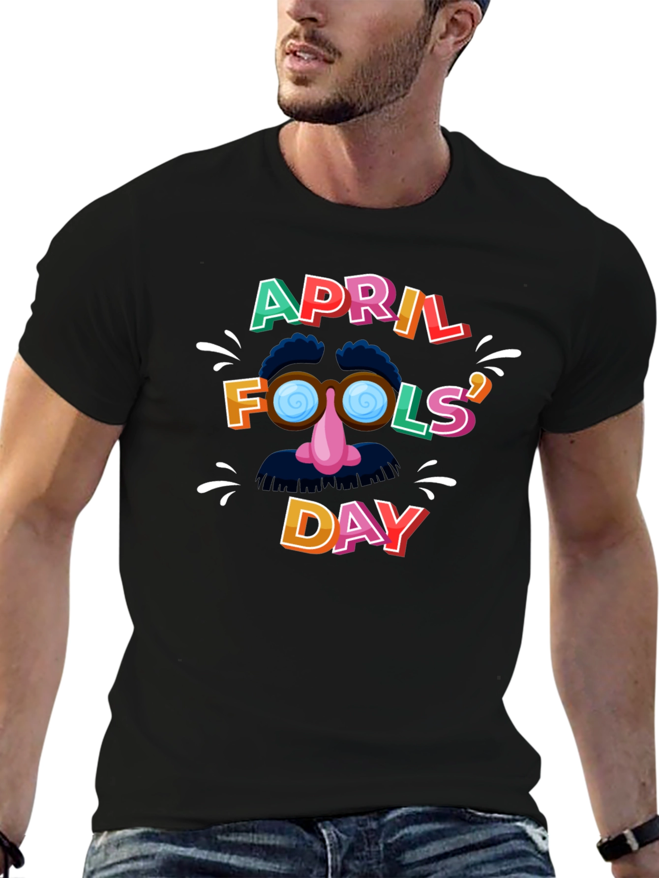 April Fools Day T-Shirt - Funny Groucho Design