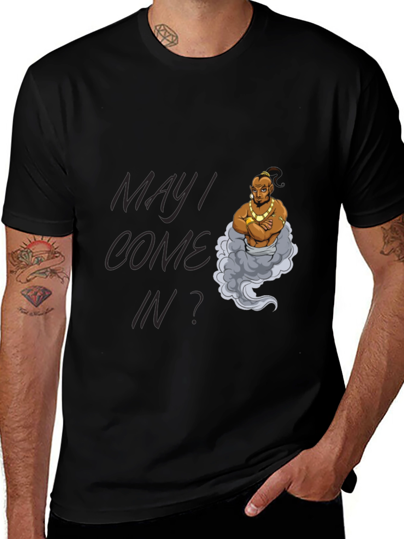 Genie Graphic Tee - May I Come In?