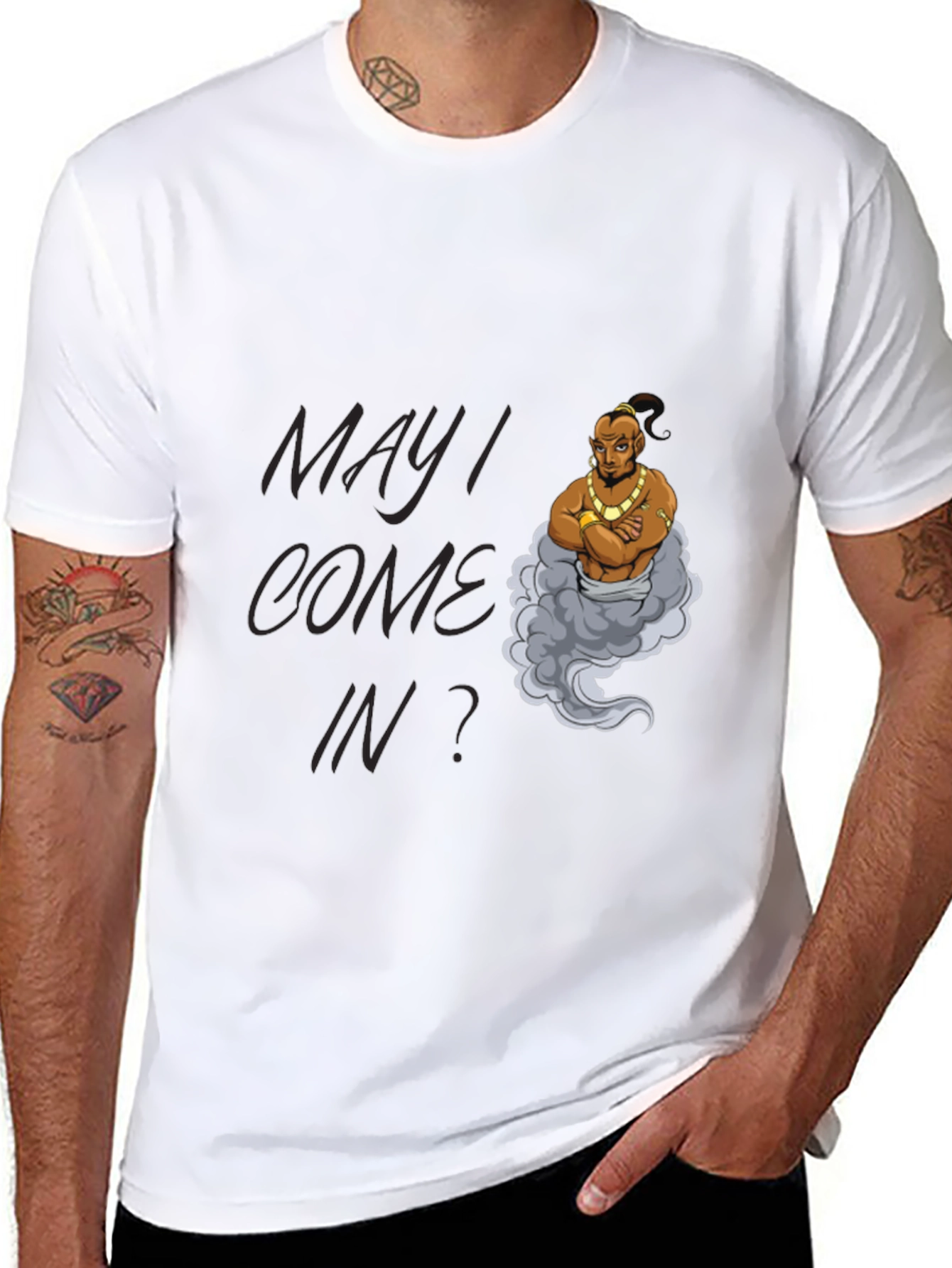 Genie Graphic Tee - May I Come In?