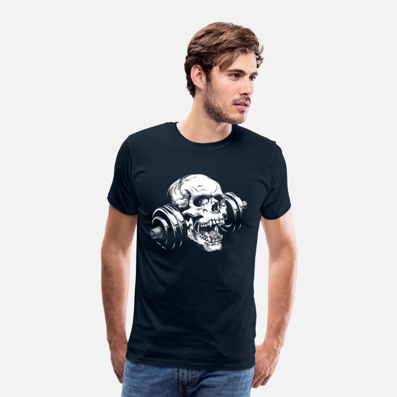 Weight Lifting Skull Kettlebell Gym Motivational