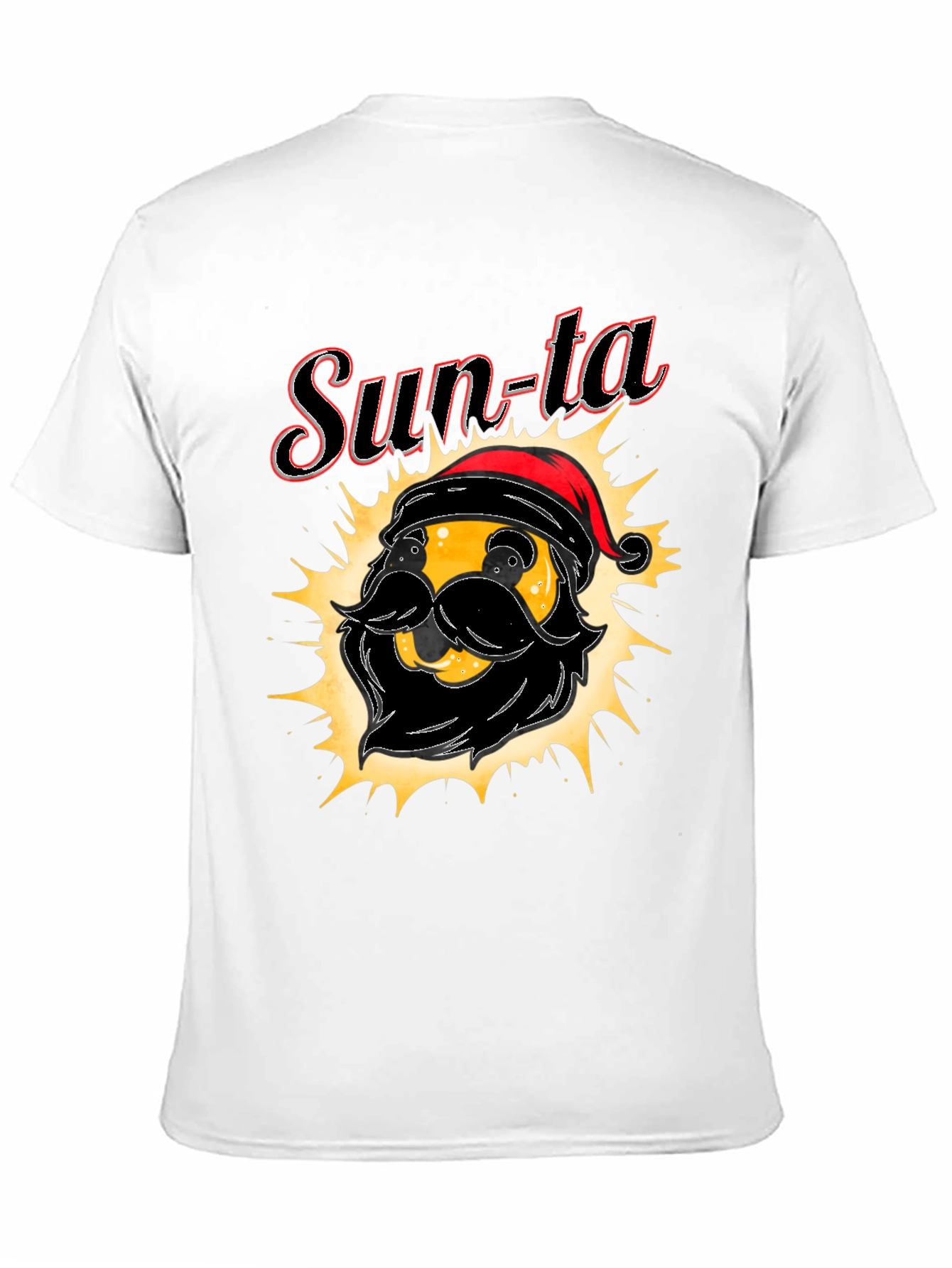 Sun-ta Graphic Tee - Santa Claus Emoji T-Shirt