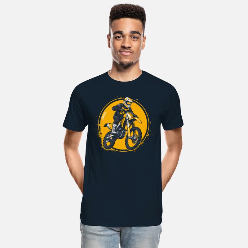 White and Yellow Super Motocross