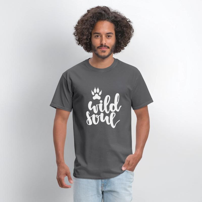 Wild Soul Typography With Pawprint