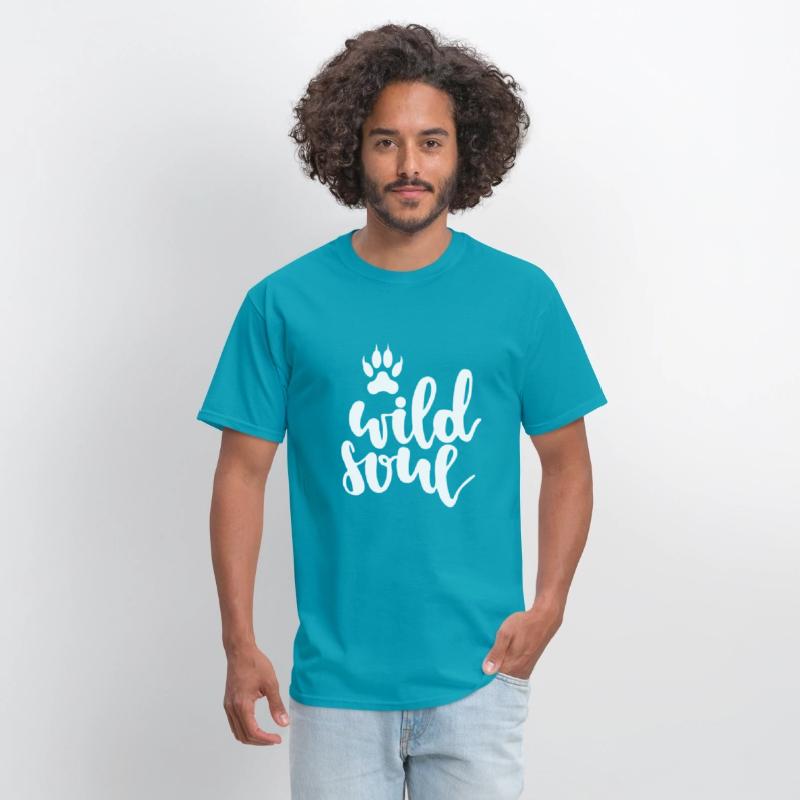 Wild Soul Typography With Pawprint