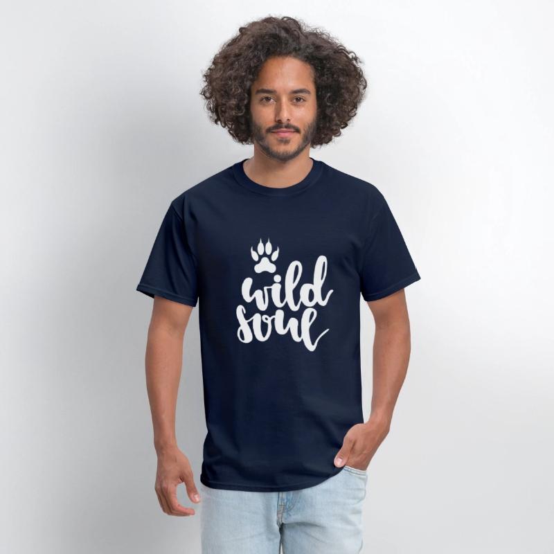 Wild Soul Typography With Pawprint