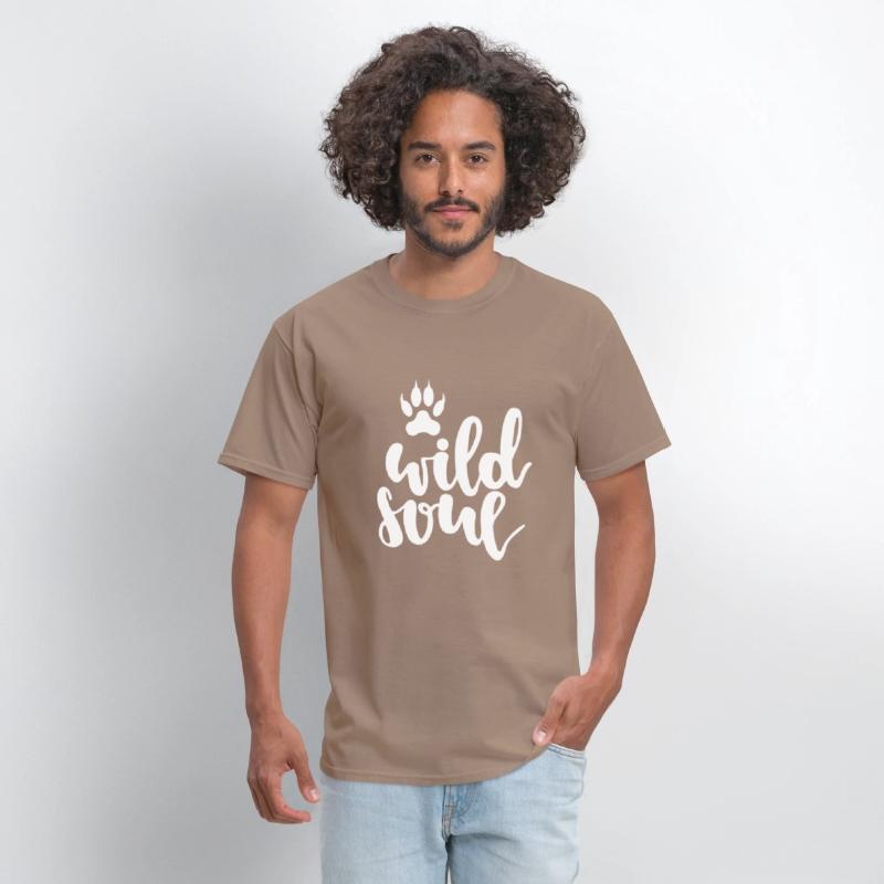 Wild Soul Typography With Pawprint