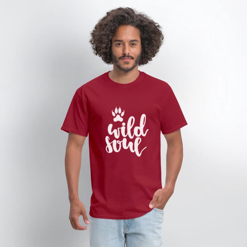 Wild Soul Typography With Pawprint