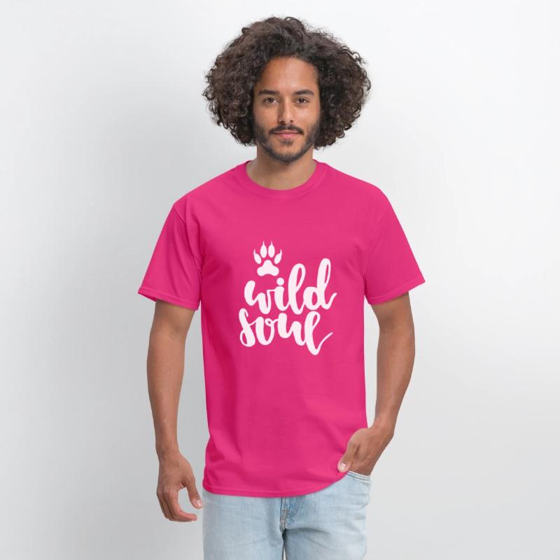 Wild Soul Typography With Pawprint