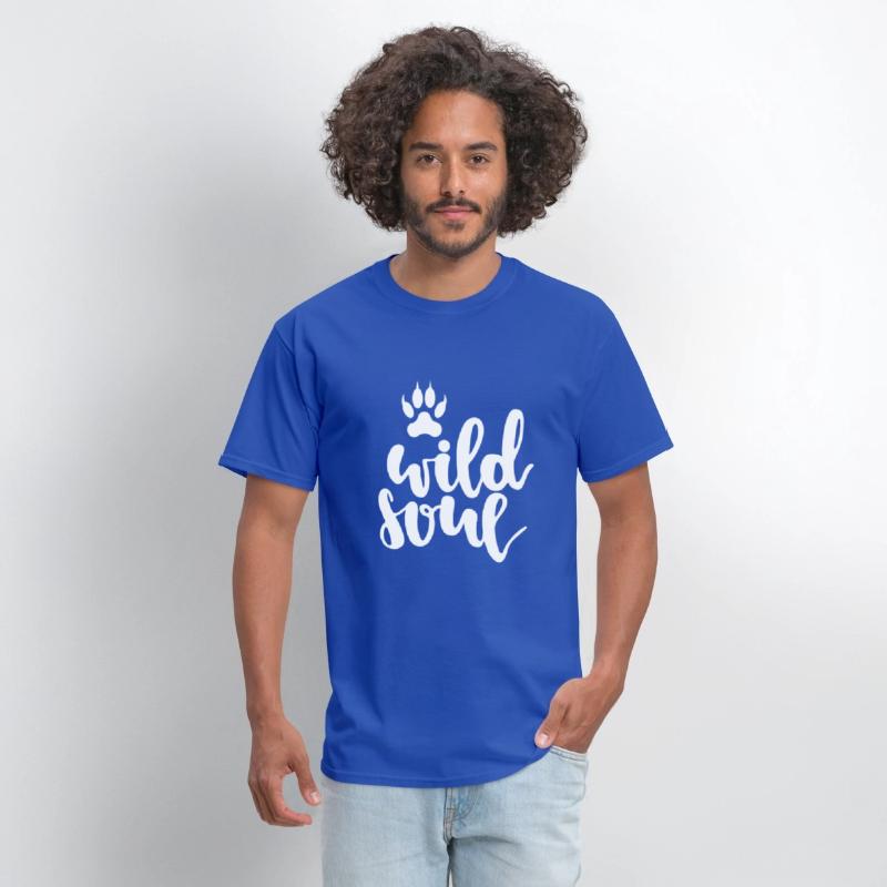 Wild Soul Typography With Pawprint