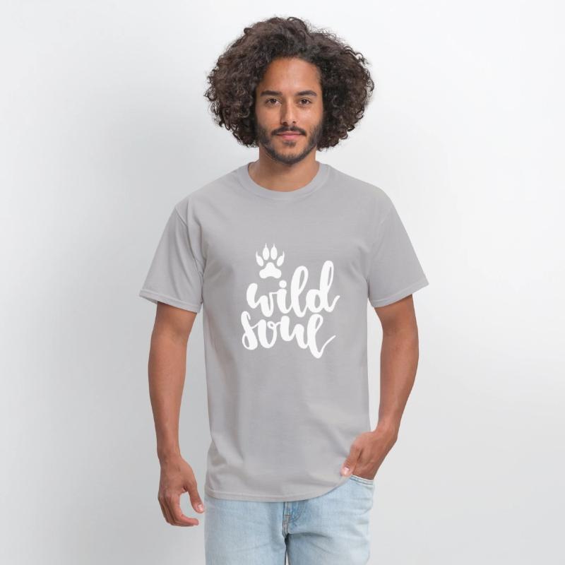 Wild Soul Typography With Pawprint