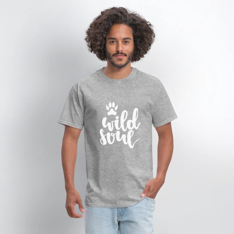Wild Soul Typography With Pawprint