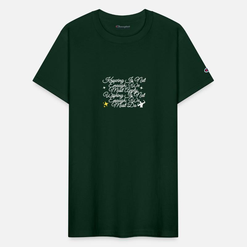 Wishing Is Not Enough t-shirt design