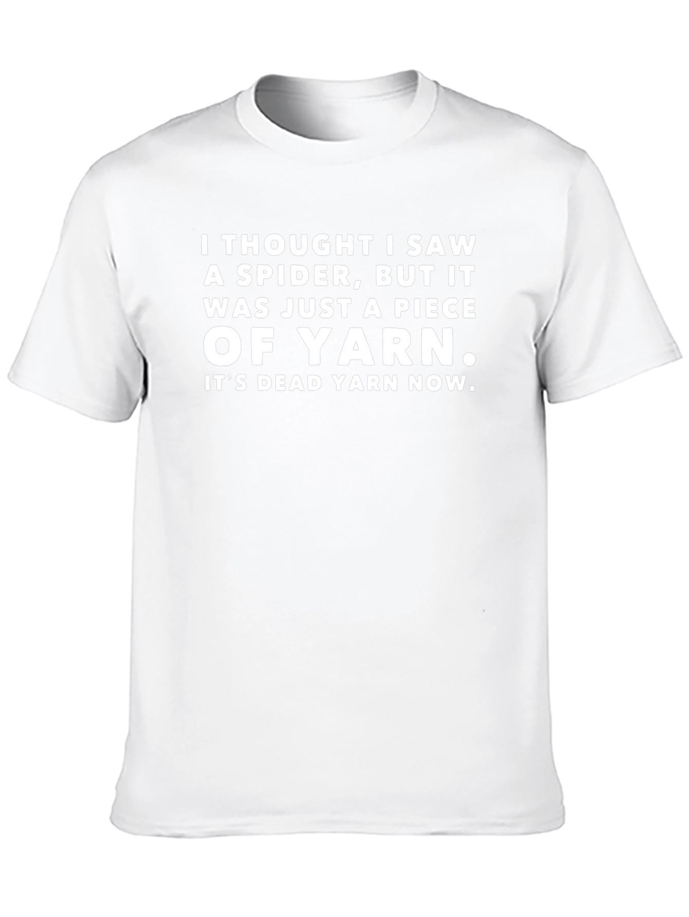 Funny Yarn T-Shirt - Spider Joke Tee