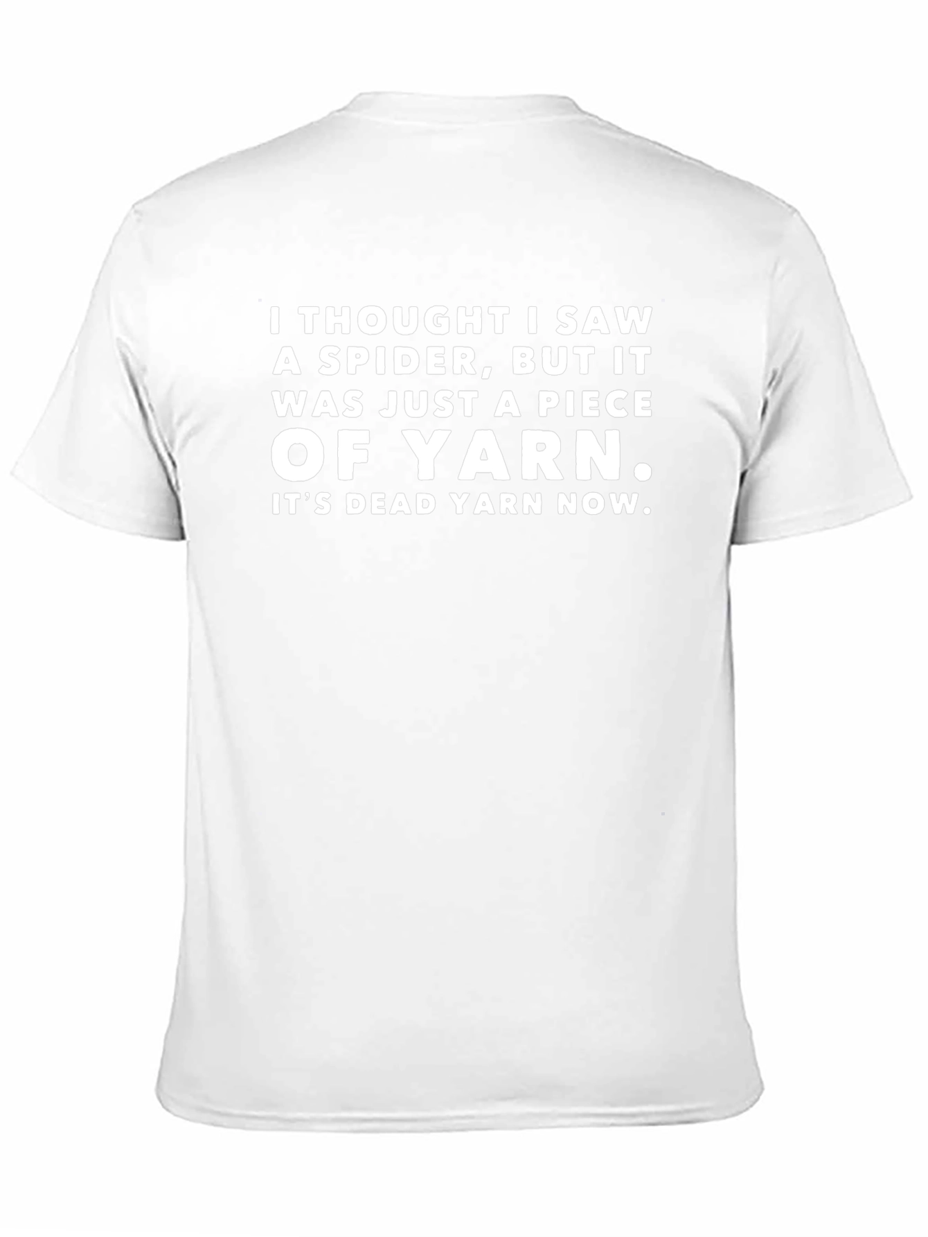 Funny Yarn T-Shirt - Spider Joke Tee