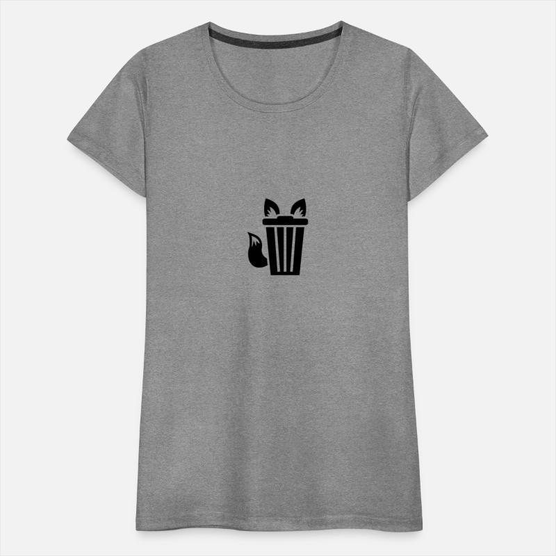 wolf in trash