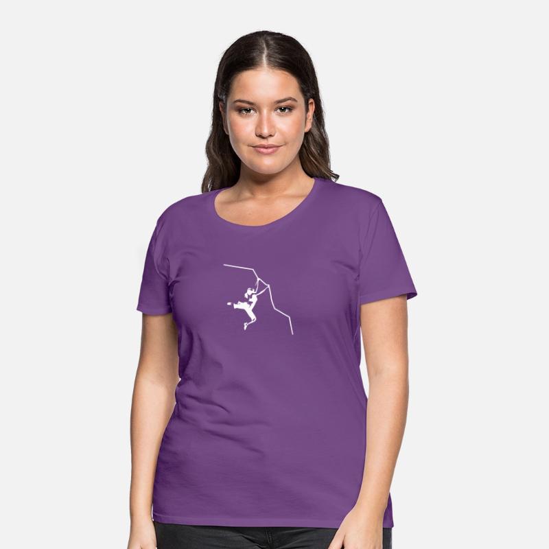 Woman climbing
