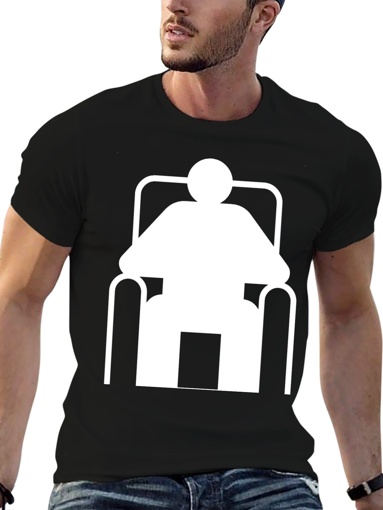 Comfortable Chair Graphic T-Shirt - Relaxing Style