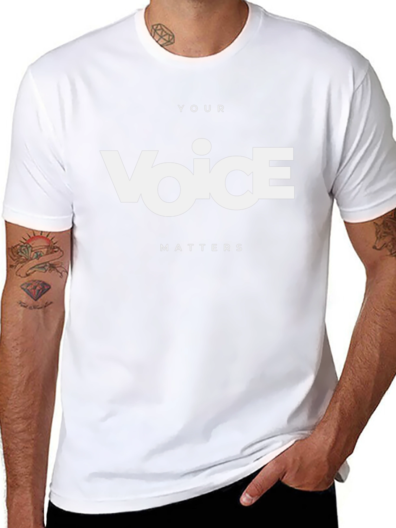 Your Voice Matters Black T-Shirt