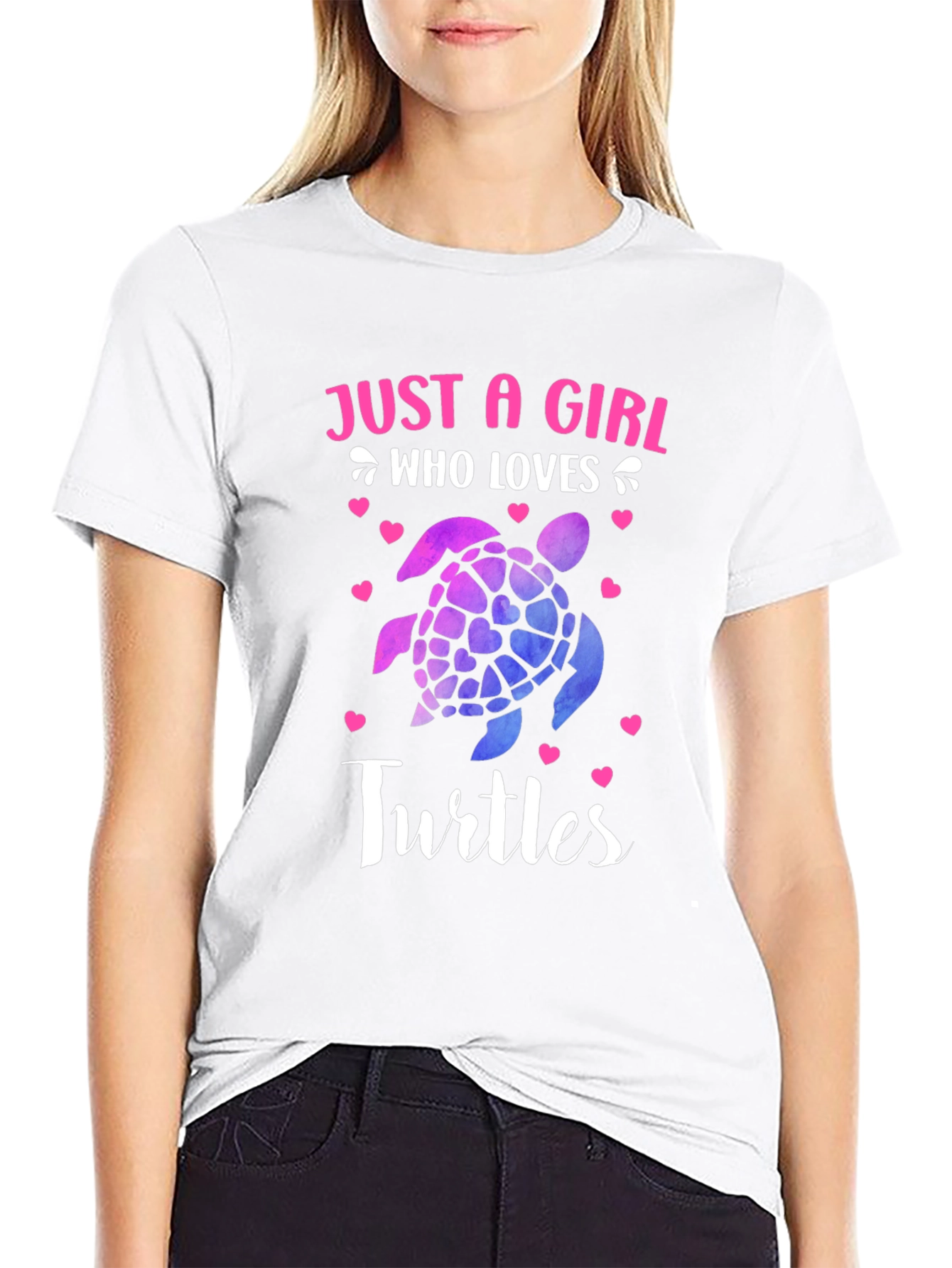 Just A Girl Who Loves Turtles T-Shirt