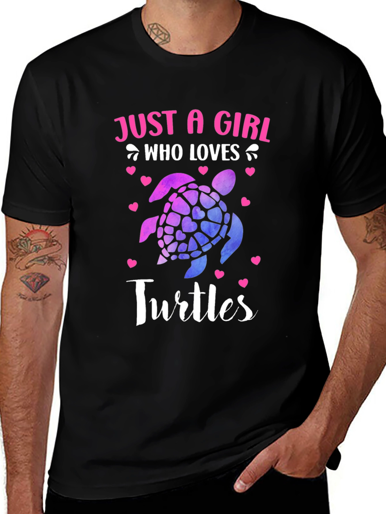 Just A Girl Who Loves Turtles T-Shirt