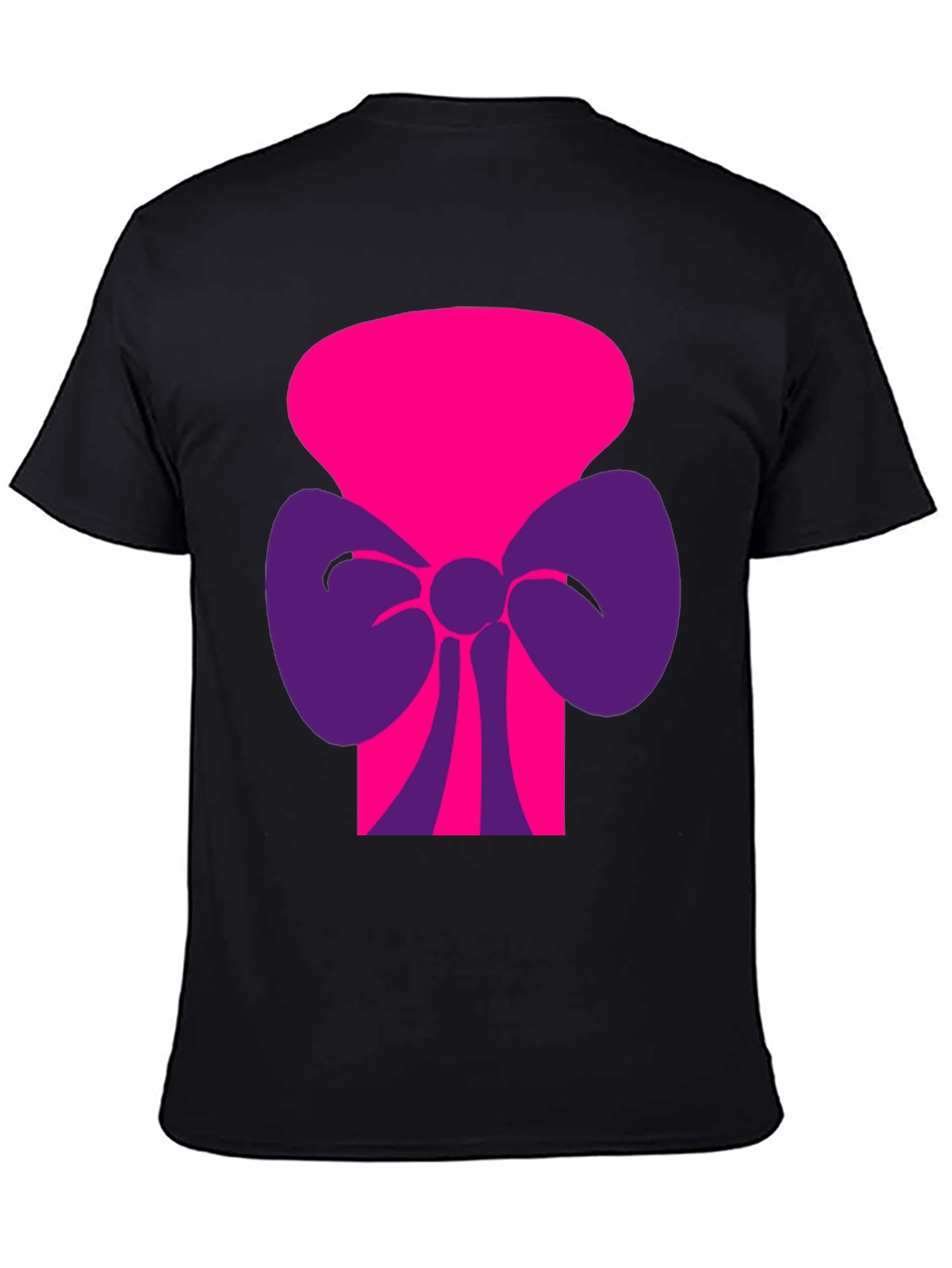 Funky Graphic Tee - Pink & Purple Bow