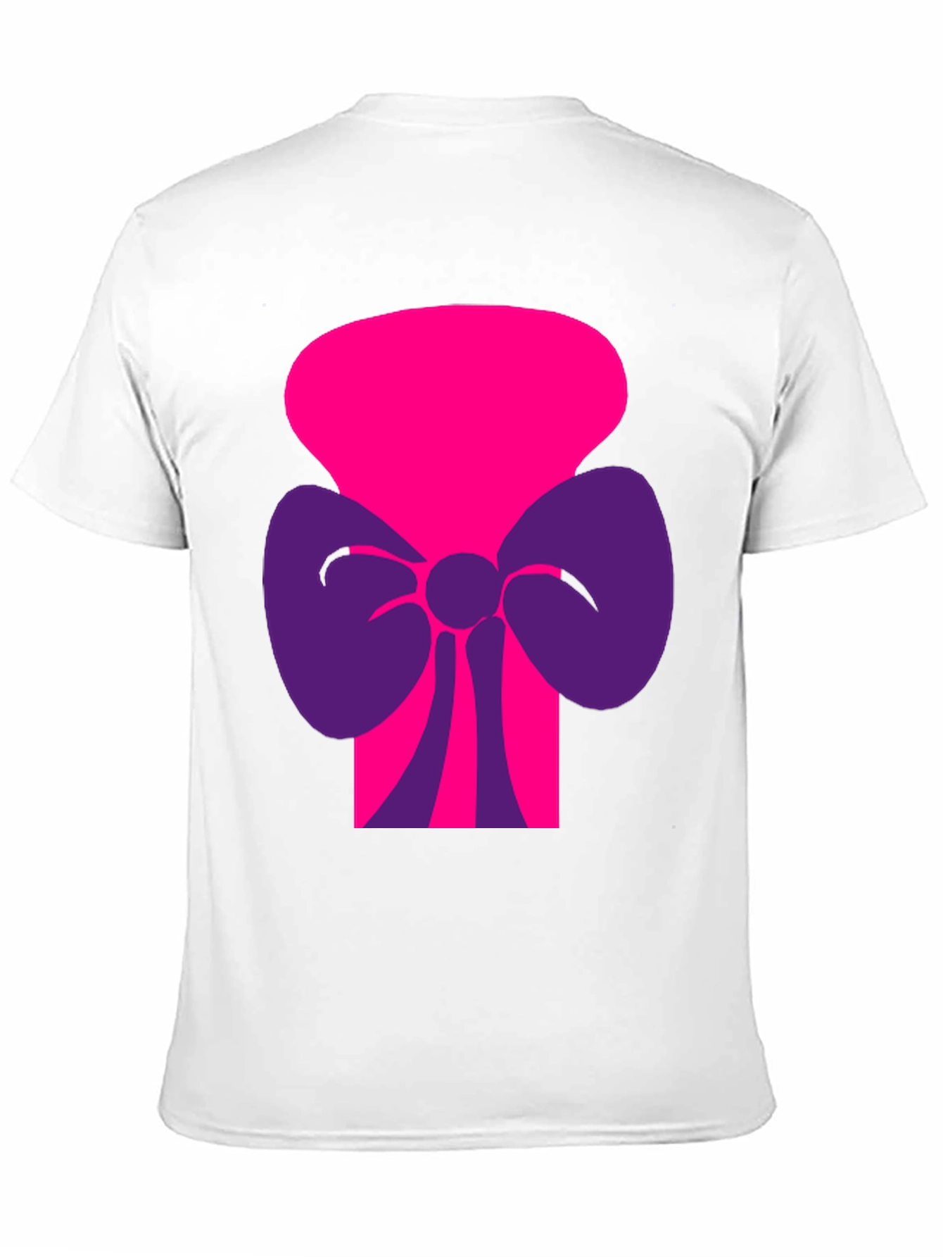 Funky Graphic Tee - Pink & Purple Bow