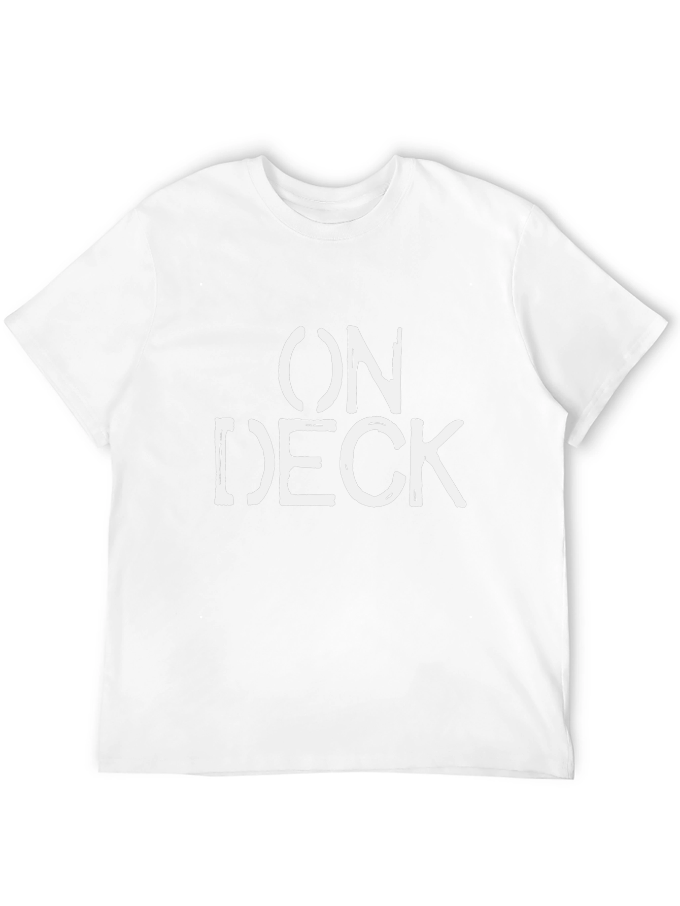 On Deck Black Cotton T-Shirt