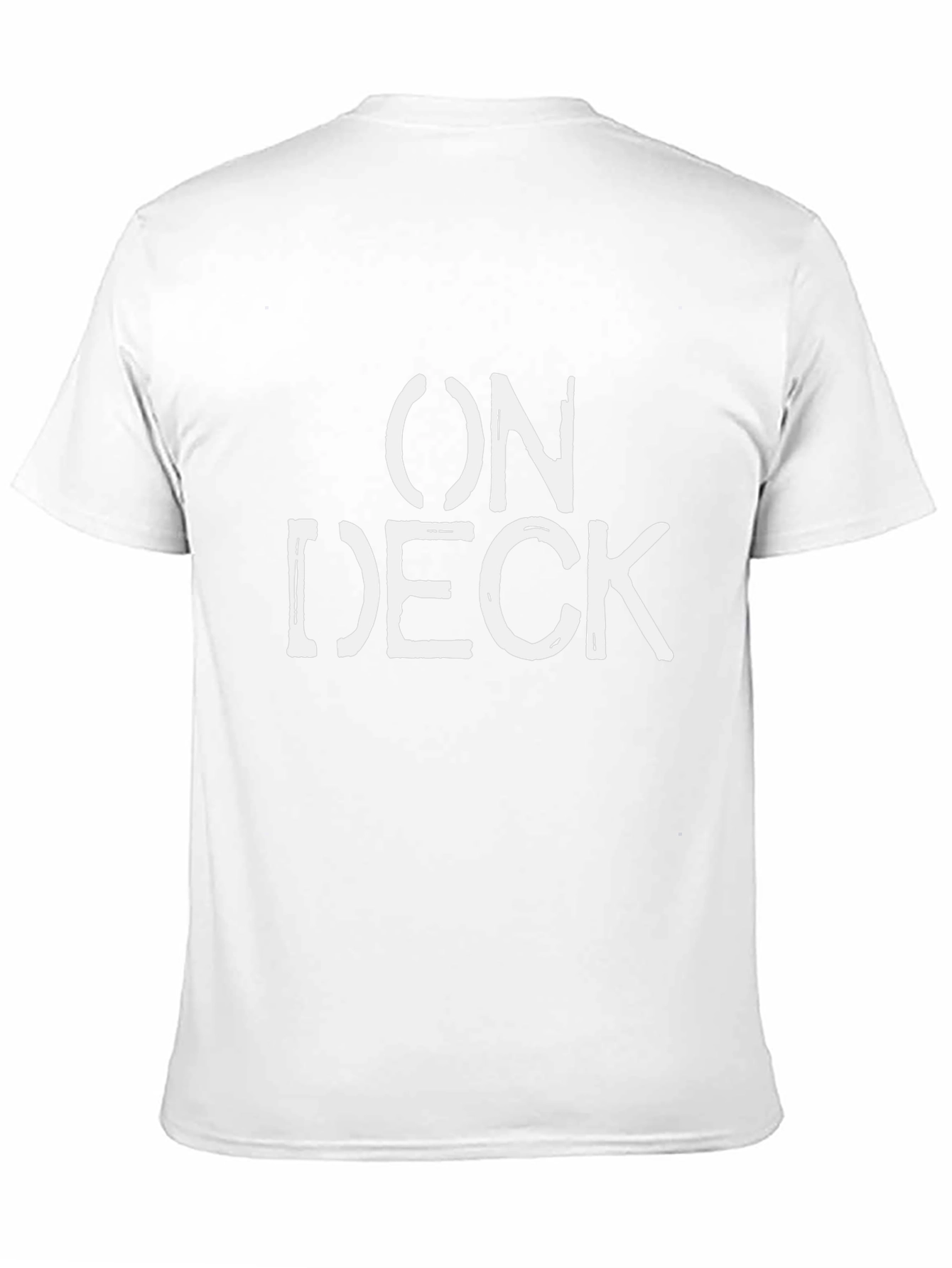 On Deck Black Cotton T-Shirt