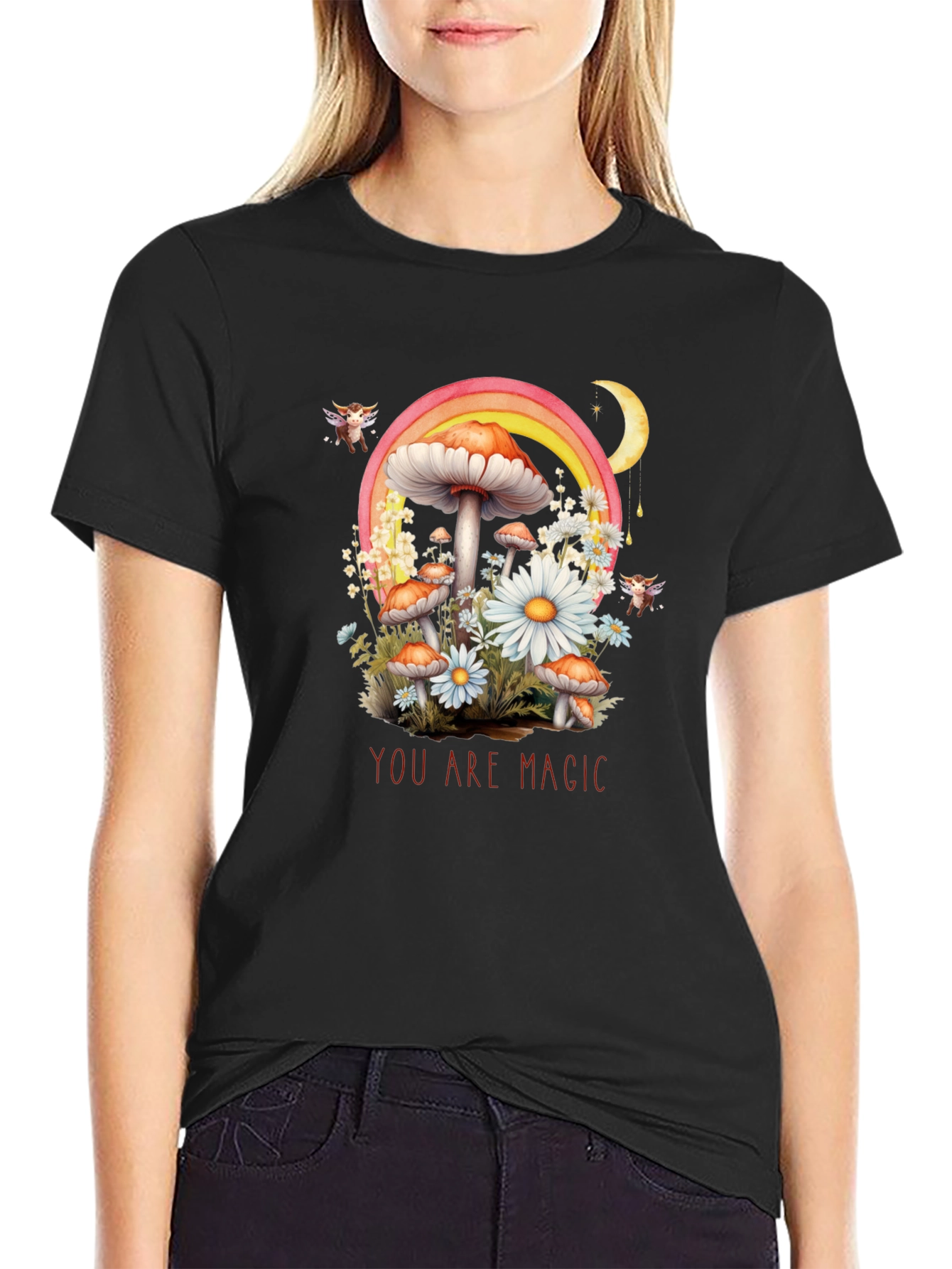 Magic Mushroom Rainbow T-Shirt