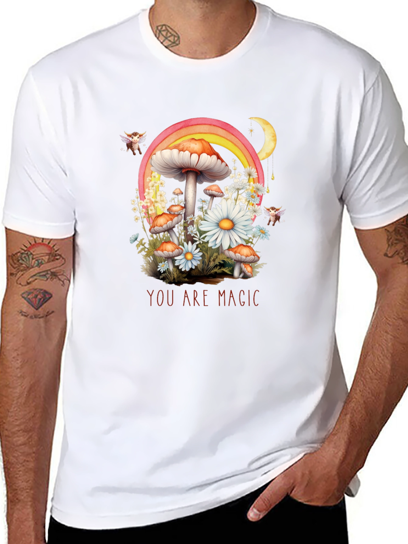 Magic Mushroom Rainbow T-Shirt