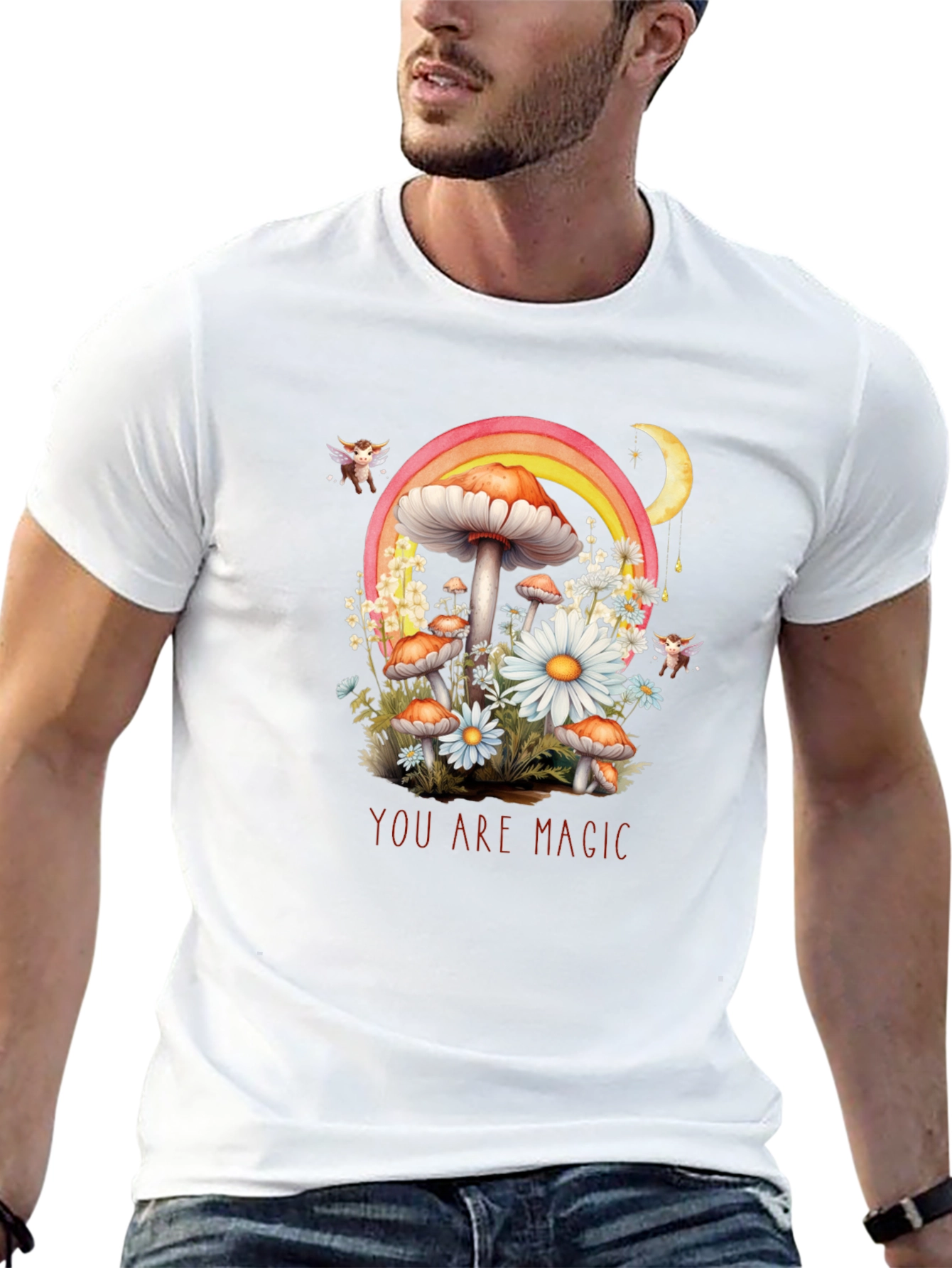 Magic Mushroom Rainbow T-Shirt