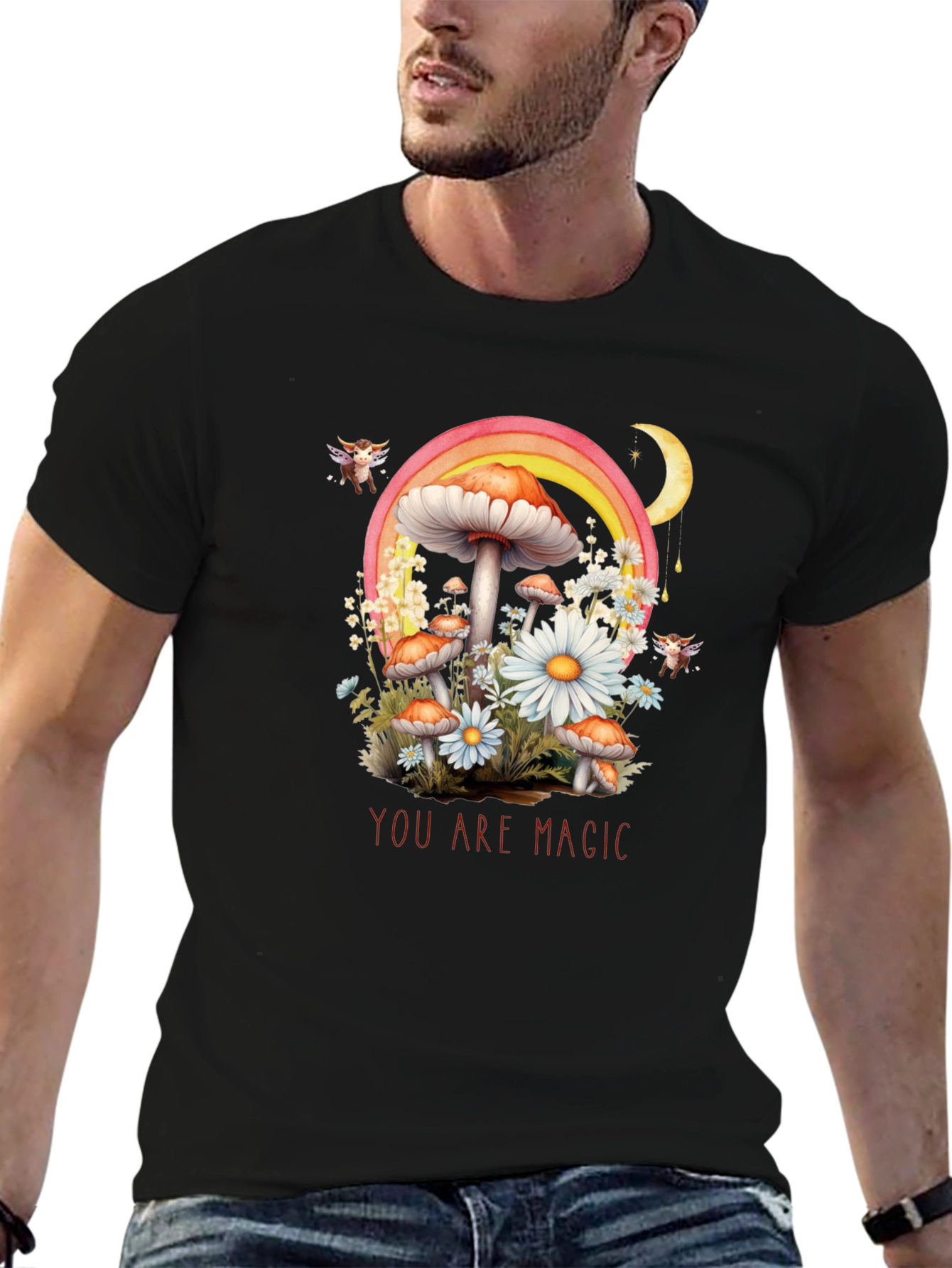 Magic Mushroom Rainbow T-Shirt