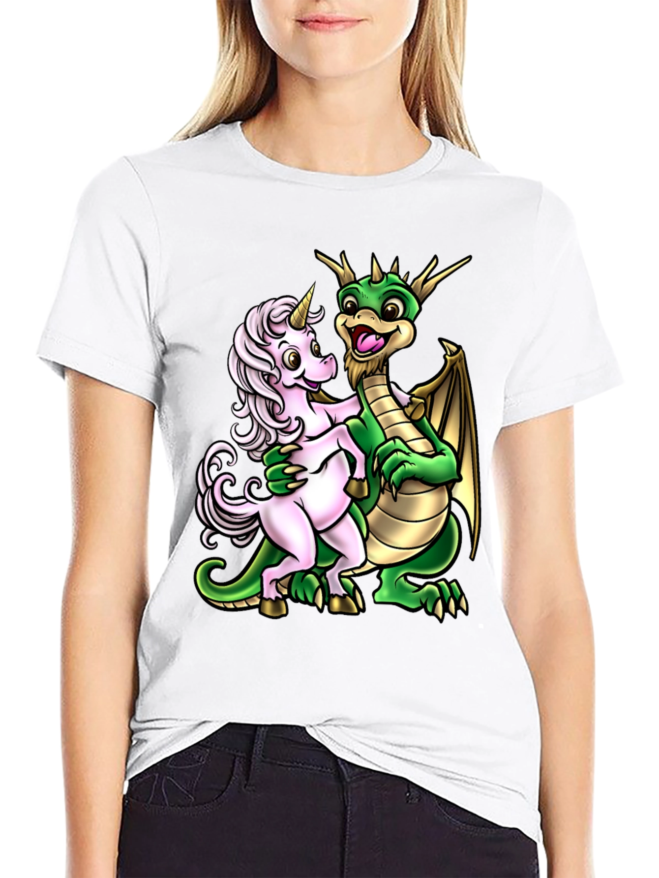 Dragon and Unicorn Graphic Tee