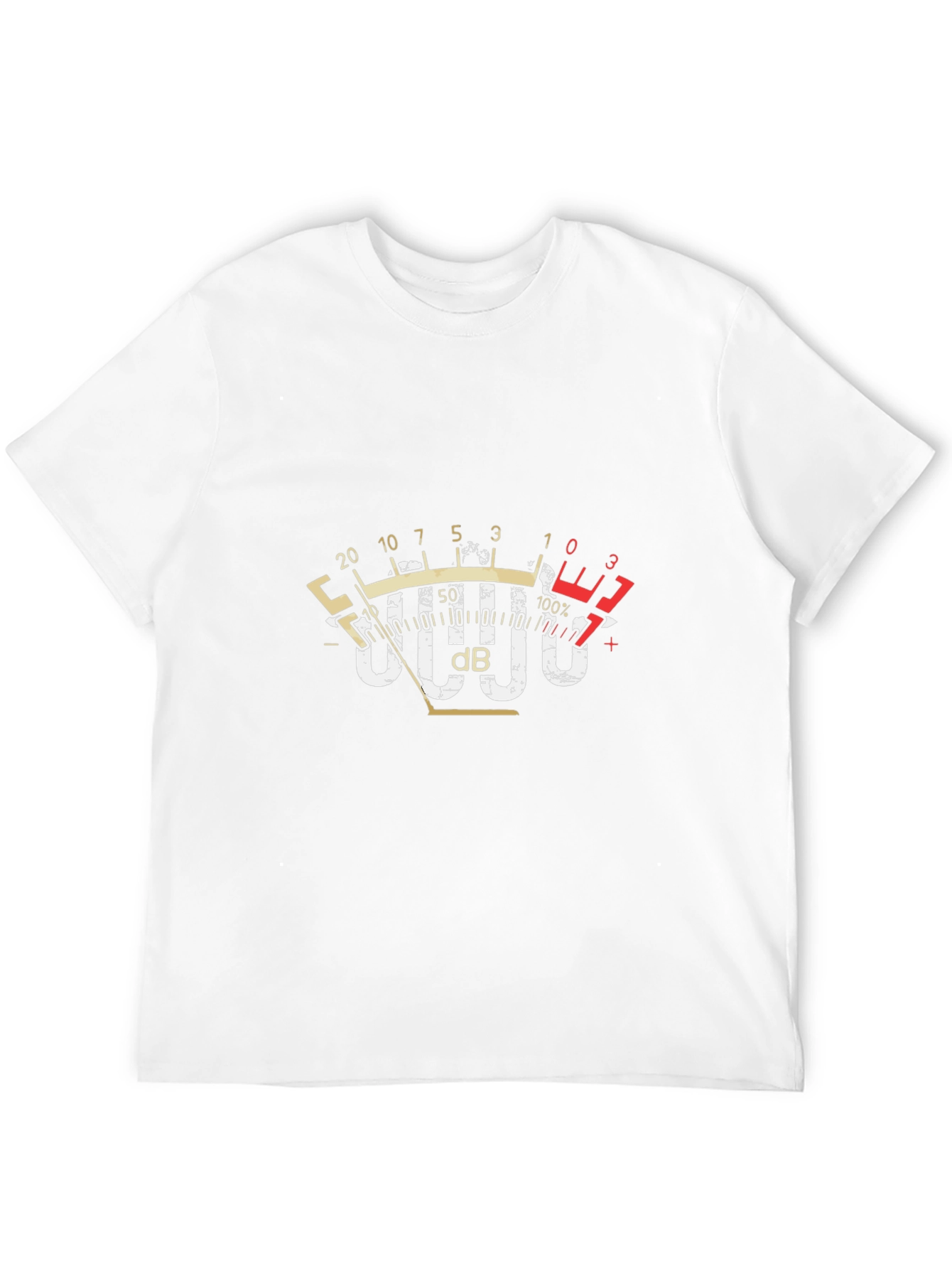 Sound Meter Graphic Tee - Black Cotton Blend