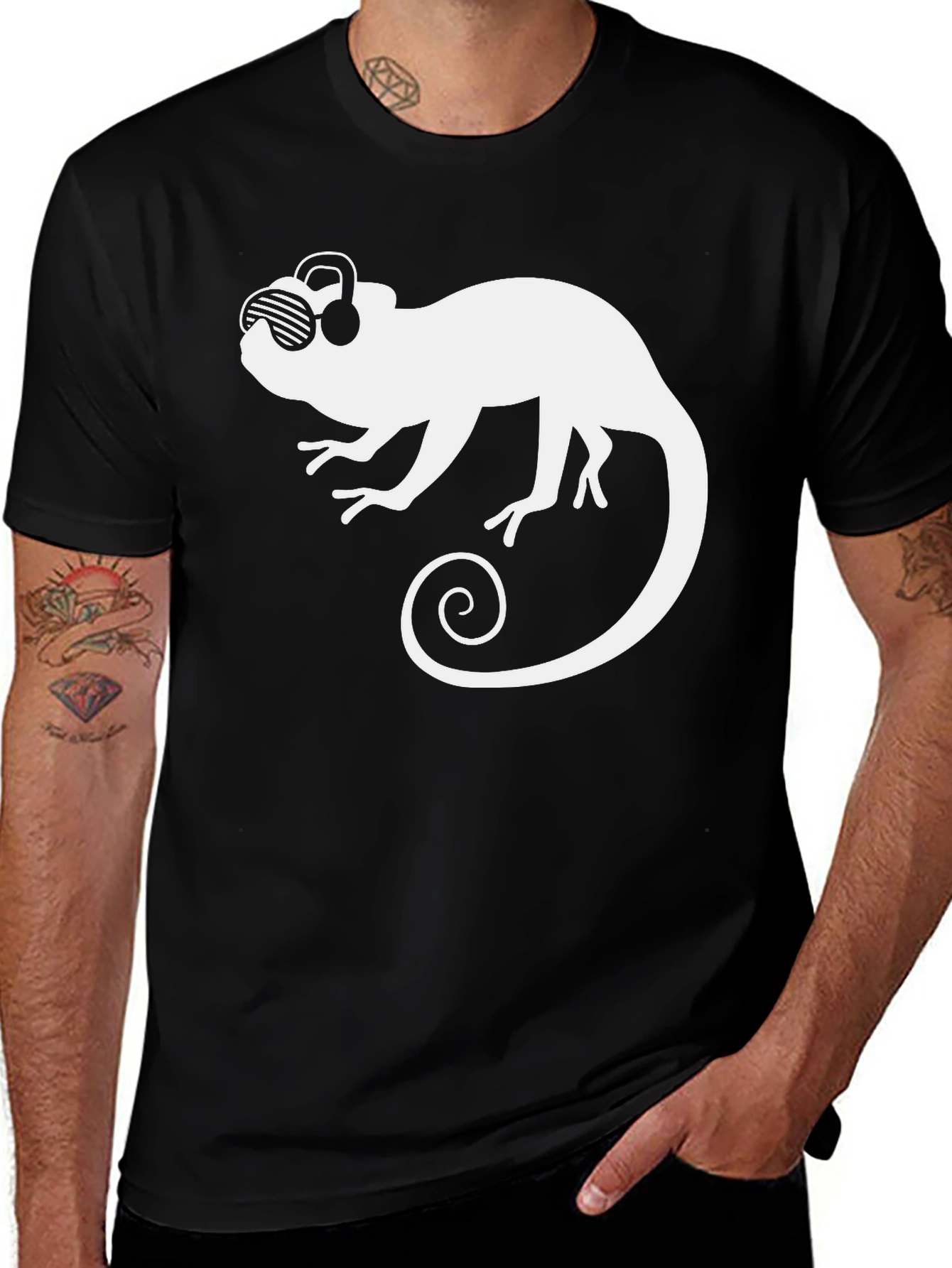 Cool Chameleon Graphic Tee