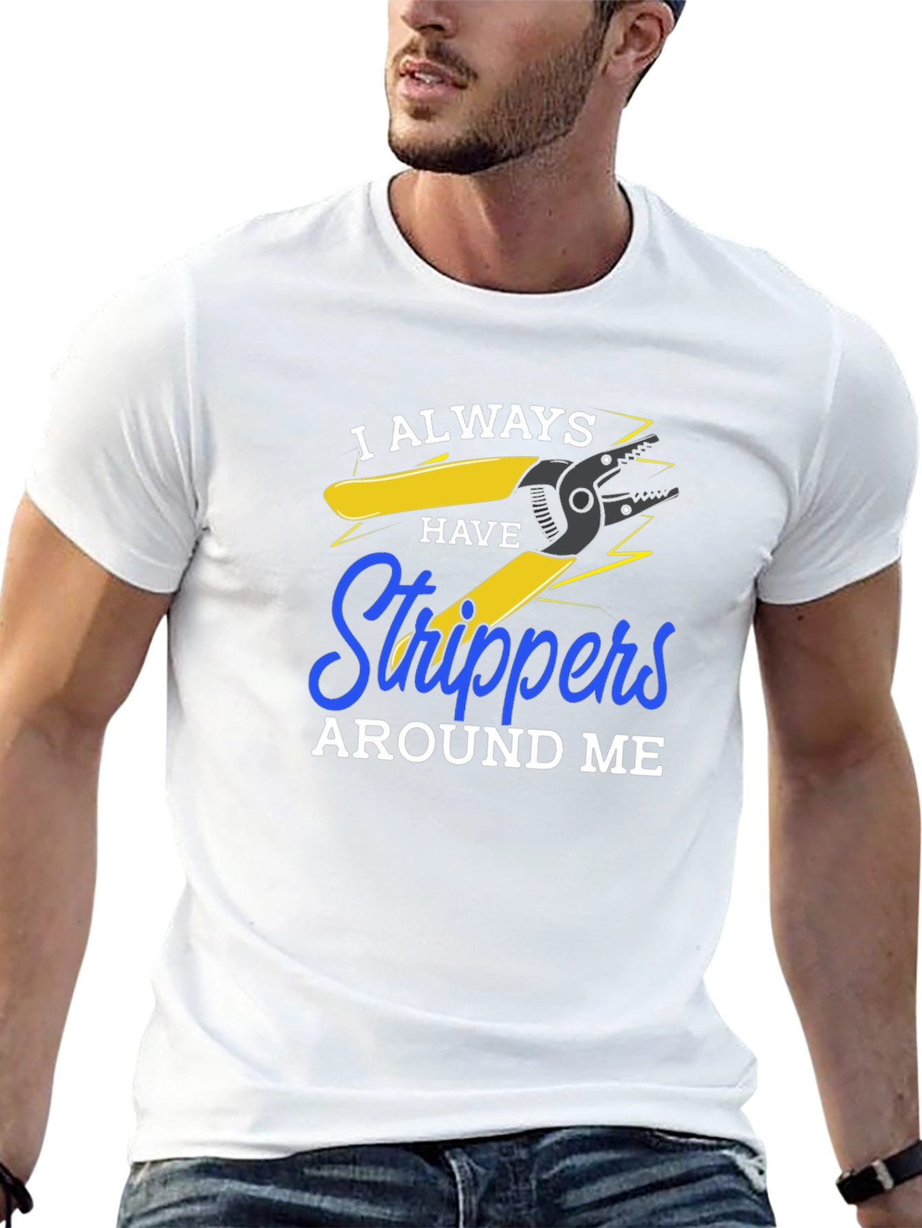 Funny Electrician Strippers T-Shirt