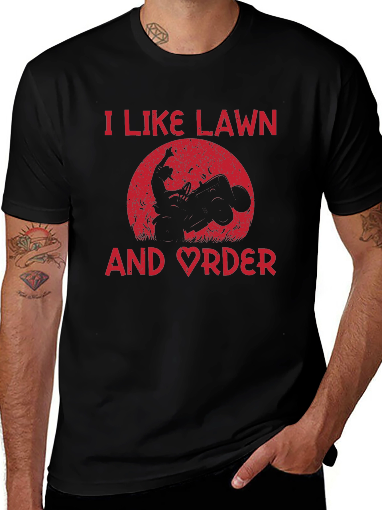 I Like Lawn And Order ATV T-Shirt