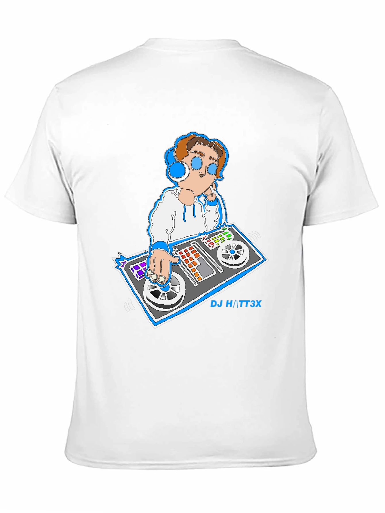 DJ Graphic T-Shirt - Cool & Casual Black Tee