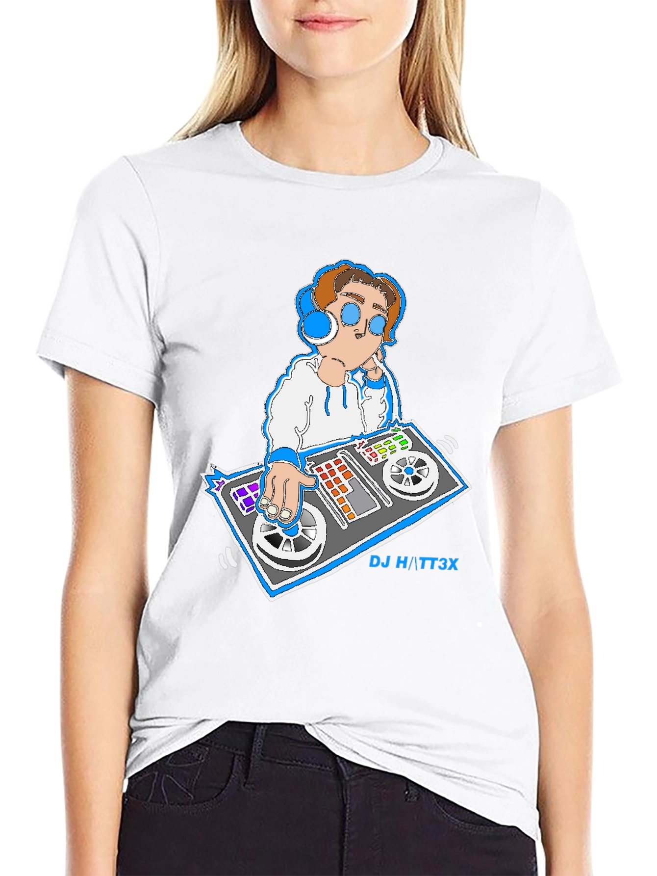DJ Graphic T-Shirt - Cool & Casual Black Tee